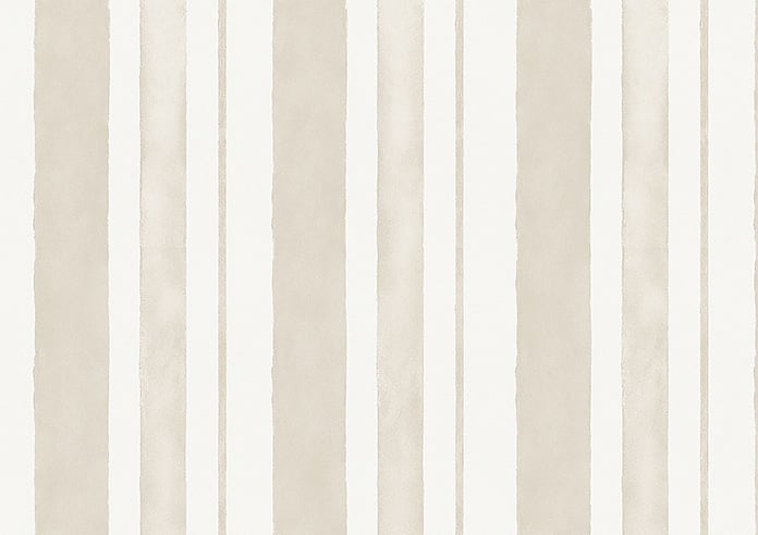 Shabby Chic by Rachel Ashwell Watercolour Stripe, Natural - Roman Blind - Image 7